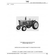 John Deere 3020 Parts Manual from serialnr 123000
